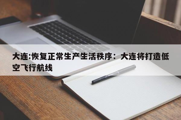 大连:恢复正常生产生活秩序：大连将打造低空飞行航线