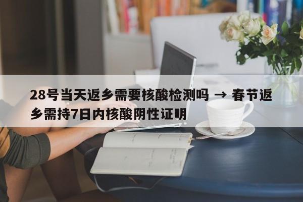28号当天返乡需要核酸检测吗 → 春节返乡需持7日内核酸阴性证明