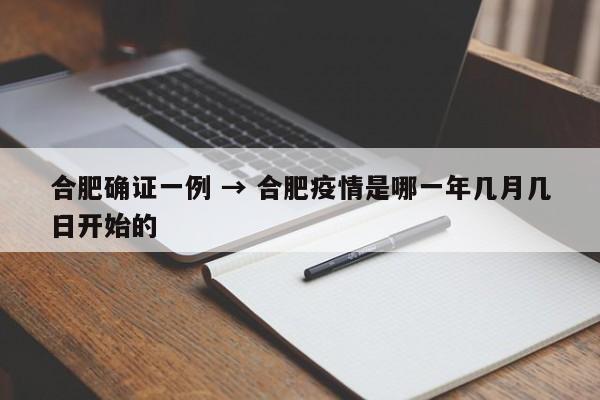 合肥确证一例 → 合肥疫情是哪一年几月几日开始的