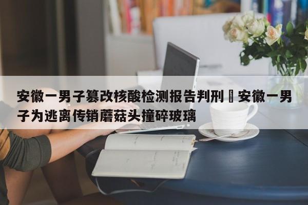 安徽一男子篡改核酸检测报告判刑›安徽一男子为逃离传销蘑菇头撞碎玻璃