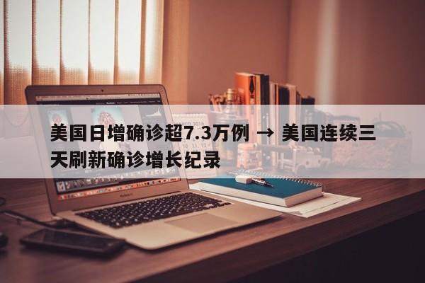 美国日增确诊超7.3万例 → 美国连续三天刷新确诊增长纪录